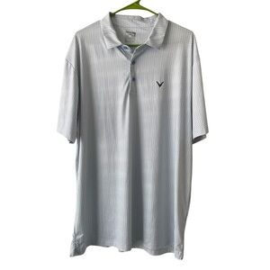 Callaway Men Classic Golf Fit Top Performance Cooling Soft Polo Breathable Shirt